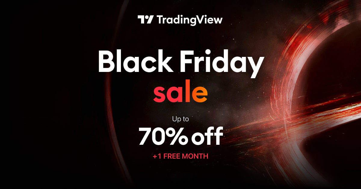 Black Friday — Up to 70% Off on All Annual Plans — TradingView